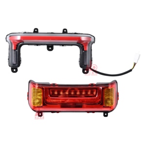 Motorfiets Atv Led Rode Staart Rem Licht Vorm Kenteken Achterlichten Mal Twee Wiel Elektrisch Voertuig Achterlicht Mal