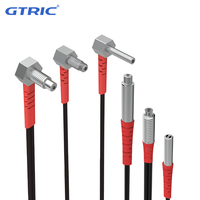 Sondes de capteur à fibre optique série GTRIC M4, flexion à 90 degrés, réflexion diffuse coaxiale, amplificateur optique à fibre, capteur