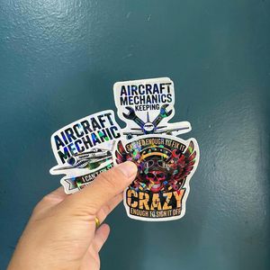 Tùy chỉnh 3D UV logo in Holographic Sticker cá nhân không thấm nước Vinyl Decal chết cắt sticker cho điện thoại máy tính xách tay Chai xe - Product Image 2