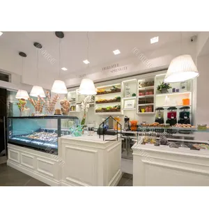 Hot Sale Bakery Display Cabinet Tempered Glass Bakery Counter Showcase Sweet Display Counter
