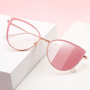 Lunettes photochromiques œil de chat multicolores pour femmes, verres changeants UV400, anti-lumière bleue, nouvelle collection 2023 - Product Image 1