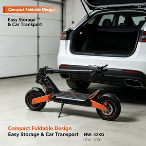 Trottinette électrique adulte 1000W*2, batterie 52V 22.5Ah, vitesse maximale 65km/h, pliable, Kms-g2 Booster - Product Image 2