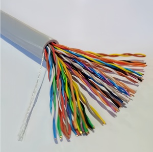 Câble de communication de données de catégorie 5E Câble de qualité vocale en vrac CAT3 de catégorie 3 UTP PVC solide 24AWG 1000ft <span class=keywords><strong>multi</strong></span>-paires gris - Product Image 2