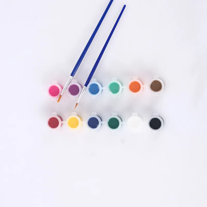 Mini Acrylic Paint Set Glow In The Dark Acrylic Paint Strips For Kids Adults Craft Paint Set