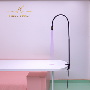 Système de colle à cils UV Pinky Leem 2026, lampe pour extensions de cils, lumière violette avec pince de table et pédale - Product Image 3