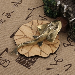 Ornements <span class=keywords><strong>de</strong></span> requin en laiton faits à la main en 3D, décoration <span class=keywords><strong>de</strong></span> créatures marines, cadeau - Product Image 2