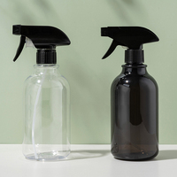 Ensemble de flacons cosmétiques en plastique PET personnalisés de luxe vides de 200 ml, 250 ml, 350 ml, 500 ml pour toner, lotion, sérum, crème pour le visage