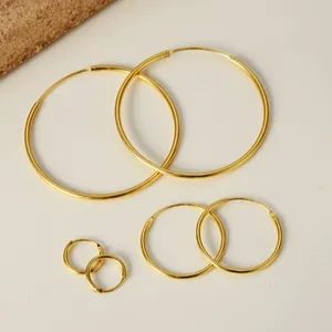 High Quality Gold Hoops Gold Filled Hoops