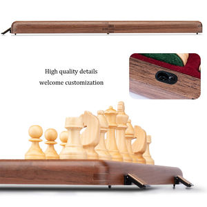 مجموعة شطرنج خشبية أنيقة من المصنع مباشرةً، مُصنعة من مواد فائقة الجودة وعالية المستوى - Product Image 3