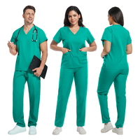 Tenues d'uniformes médicaux de haute qualité pour laboratoire, clinique, SPA, soins des pieds, gommages, avec logo OEM, pour hôpitaux vétérinaires et infirmières