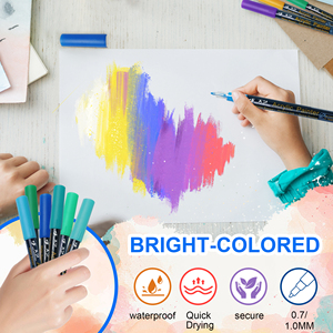 Juego de Rotuladores Acrílicos de Colores del Fabricante, Rotuladores de <span class=keywords><strong>Pintura</strong></span> <span class=keywords><strong>a</strong></span> Base de Agua, Punta Fina, para Pintar Rocas y Manualidades - Product Image 4