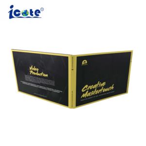 Libro de video negro hecho a mano con tarjeta de video digital LCD-Ideal para la creación de folletos de video - Product Image 5