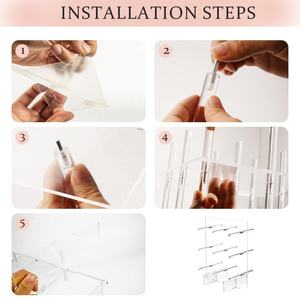 Soporte de donut acrílico reutilizable de doble cara Bagels con capacidad para 9 o 18 donuts para fiesta de Baby Shower boda cumpleaños - Product Image 3