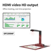 Cámara de documentos HD de 20MP Escaneo OCR con aplanamiento de escritorio