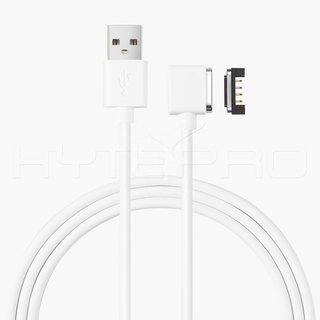 Wholesale on Stock Right Angle 4 Pin Magnetic Pogo Charging and Data Connector Cable for Charger Usb Cable