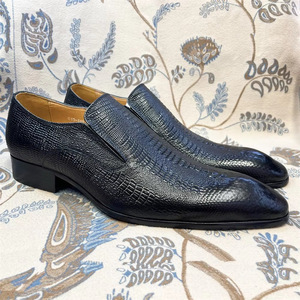 Nouvelle tendance, style élégant, chaussures en cuir noir authentiques britanniques pour hommes, chaussures de mariage, chaussures en cuir artificiel. - Product Image 4