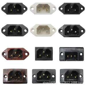 Prise électrique universelle pour autocuiseur, prise électrique à trois trous, accessoires pour autocuiseur, pieds en cuivre, prise à trois broches pour - Product Image 3