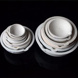 Plato de Cerámica de Cuarzo de Sílice Fundida para Fundir Metales, Tazón de Cerámica de Sílice Fundida - Product Image 3