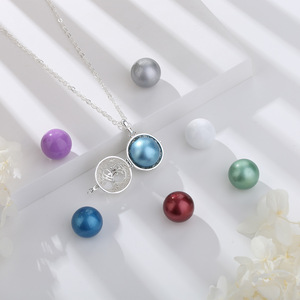 Llamador de Angeles Bola mexican Bola Bell Bell ของขวัญสำหรับการตั้งครรภ์ต้นไม้แห่งชีวิต Angel CHIME Caller Harmony Ball pendant สร้อยคอ - Product Image 2