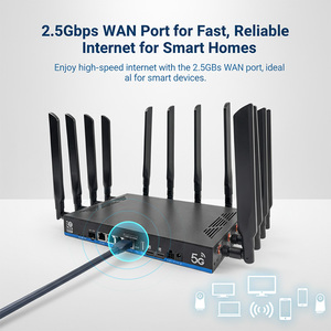 Wifi 7 Tri Ban Nhạc <span class=keywords><strong>Router</strong></span> 19000Mbps Kép 5G Khe Cắm Sim 10G Sợi Cổng 2.5G <span class=keywords><strong>Wan</strong></span> Doanh Nghiệp Không Dây <span class=keywords><strong>Router</strong></span> Cho Nhà Máy Thông Minh - Product Image 5