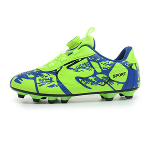 Chaussures de Football de sport pour enfants garçons étudiant Match d'entraînement antidérapant résistant à l'usure bouton à vis été hiver printemps semelle intérieure PU - Product Image 1
