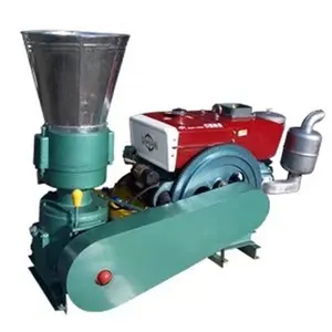 Napier cỏ động vật Thức ăn viên Mill trang trại sử dụng 500kg giá rẻ động vật nhỏ cá Thức ăn viên Mill