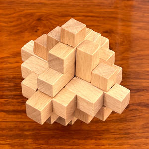 Juego de Mesa Educativo 3D de Madera, <span class=keywords><strong>Rompecabezas</strong></span> de Inteligencia Luban Lock, Juegos de Ingenio para Adultos y Niños - Product Image 4