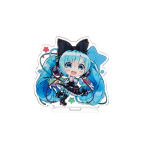 High Quality Custom Clear Plastic Crafts Anime Cartoon Figure Display Stand Acrylic Standee with Keychain Wholesale Gift Option