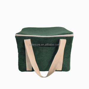 Bolsa refrigeradora de torre con cremallera, fiambrera aislada de tela de rizo, bolsas refrigerantes de tela de rizo suave para viajes de picnics en la <span class=keywords><strong>playa</strong></span> - Product Image 1