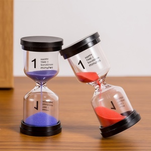 Reloj de Arena de Vidrio Hecho a Mano Personalizado por Lotes, Temporizador de 1/3/5/10/15/30/45/60 <span class=keywords><strong>Minutos</strong></span>. Diseño Moderno y Ecológico, Color Personalizado, Duradero - Product Image 2