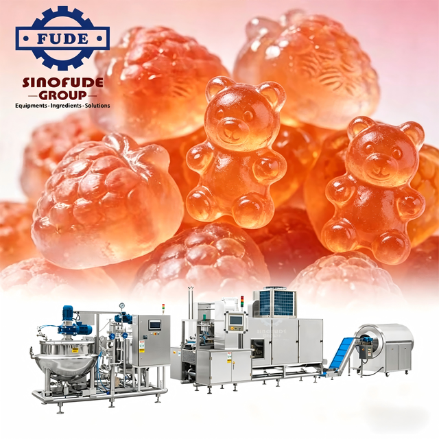 Probiotic-Infused Gelatin 3D Gummy Coke Flavor Candy Making Machine Pectin Gummy Jelly Candy Production Line