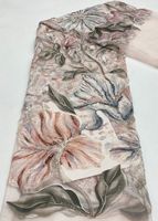 Nouvelles Robes et Tenues de Soirée pour Femmes en Tissu Tricoté à Imprimé Floral, Broderie Textile d'Intérieur avec Paillettes et Rubans