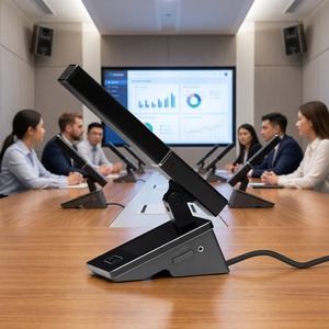 Système de Conférence Numérique Thinuna VA-700C – Équipement Audio de Discussion Haut de Gamme <span class=keywords><strong>avec</strong></span> Unité Présidentielle <span class=keywords><strong>et</strong></span> Écran Tactile 3,5 pouces - Product Image 1