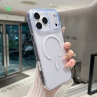 Coques de téléphone magnétiques transparentes antichoc avec protection intégrale de l'appareil photo pour iPhone 17 Pro Max