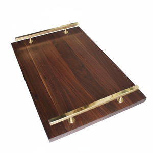 Plateau de service de fruits en bois utilisation à domicile utilisation d'hôtel plateau de service de conception de luxe multifonctionnel - Product Image 1