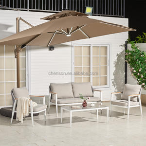 Ensemble de mobilier d'extérieur moderne, canapé en aluminium pour Offres Spéciales de jardin, tissage en corde - Product Image 2