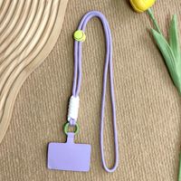 Lanière Longue Colorée pour Téléphone avec Patch, Cordon Bandoulière Traversin pour iPhone 17 16, Chaîne de Sangle de Téléphone