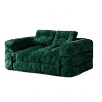 Nuevo Sofá Cama Convertible Estilo Medieval, Metálico, Compresión al Vacío, Desmontable, Lavable, Plegable, de Doble Uso, Tipo Tatami