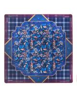 Tapis de Mahjong en Microfibre à Motif Floral, Ensemble de 12 Pièces, Pieds en Acier Inoxydable, Antidérapant, Réduction du Bruit, Prise US 110/220V pour le Poker