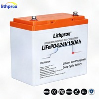 Batterie au phosphate de fer et de lithium de qualité A 24V150AH pour fauteuil roulant, charge équilibrée, 6000 cycles, pour fauteuil roulant d'hôpital, IP67 CE