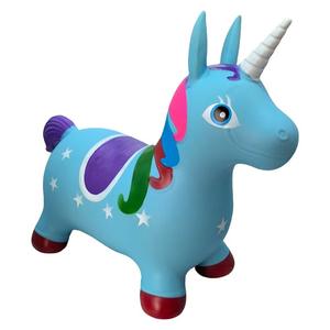 Nieuw Verdikt Opblaasbaar Speelgoed Voor Kinderen Springpaard En Eenhoorn Zonder Vulling Voor Gewassen Technieken Voor Stressverlichting - Product Image 2