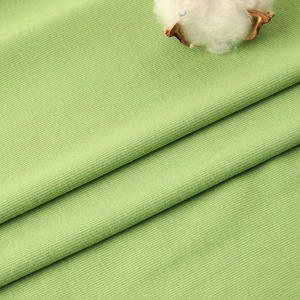 Tissu jersey en coton biologique de bambou tricoté sur mesure, doux et uni, avec élasthanne pour t-shirts d'enfants - Product Image 2