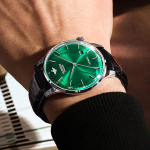 Montre Oupinke 3269, qualité artisanale, étanche, style simple, mouvement <span class=keywords><strong>import</strong></span>é, cuir d'affaires, montre unique - Product Image 5