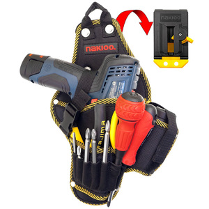 กระเป๋าคาดเอวอเนกประสงค์สำหรับงานไม้กระเป๋าเจาะไฟฟ้าแบบแขวนเร็วกระเป๋าฮาร์ดแวร์พิเศษหนา - Product Image 1