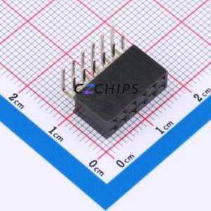 FH2.54-06-06PWS Pin Socket Bent Lead Through Hole,P=2.54mm Connector 2x6P 2.54mm 2.54mm Square Hole - Product Image 1