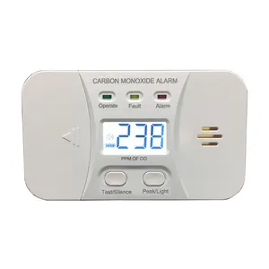 Precio barato Alarma de monóxido de carbono Pequeño Co Detector Humo Co Detector