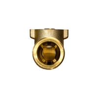 ZHONGPEI Jaune Miniature En Laiton Tuyau Compteur D'eau À Ultrasons Chaleur Corps Premium Compteur D'eau À Ultrasons