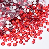 Cristales al por Mayor de Fábrica OLeeya, 14400 Unidades de Cuentas de Vidrio de Tamaños Variados SS6-SS20, 2028 Piedras de Cristal Planas sin Fijación en Caliente para Decoración de Uñas