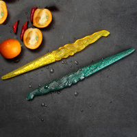 ABS Transparant Kunststof Vaste Lemmet Roestvrij Staal Multifunctioneel DIY OEM Fruit- en Groente Snijmes