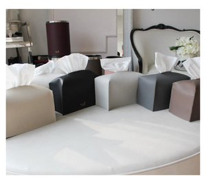 Sẵn sàng để tàu hình chữ nhật PVC da Facial <span class=keywords><strong>Tissue</strong></span> <span class=keywords><strong>Box</strong></span> bìa trang trí hình chữ nhật vuông giữ mô cho phòng tắm - Product Image 3